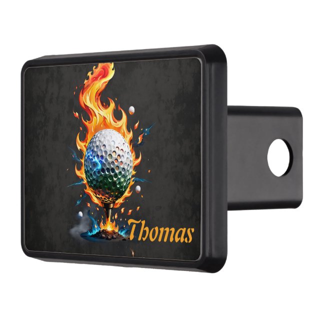 Ljusvit golf boll dragkroksskydd (Vänster)