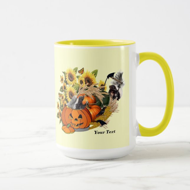 Ljuv precis mugg för kaffe för Skunksnedgångskörd (Höger)
