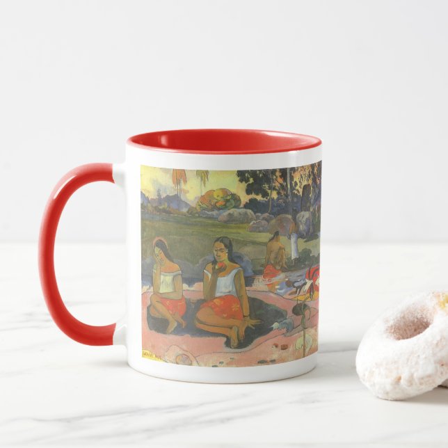 Ljuva dåsighet av Paul Gauguin, Vintage Art Mugg (Med munk)