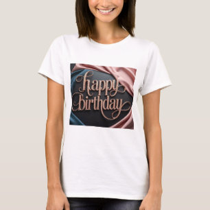 Ljuxurig elegant extravagant på honinfödelsedag t shirt