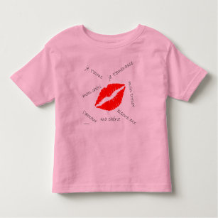 L'kärlek Retro Småbarn Shirts T-shirt