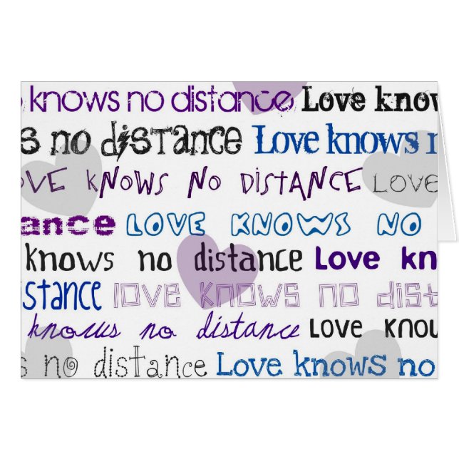 LKND-mönsterkort Hälsningskort (Framsidan Horizontal)