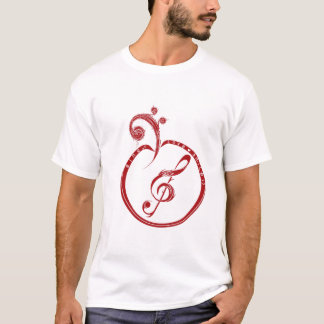 Ll för tshirt för sjungakärlekleende t-shirt