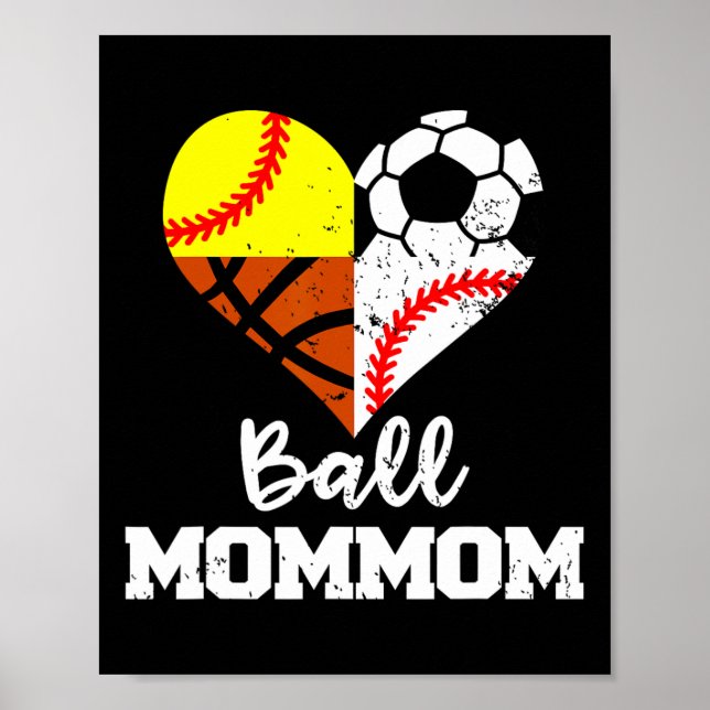 Ll Mommom Fotboll Sälj Softll Sketll Mommom  Poster (Framsidan)