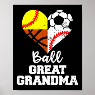 Ll Mormors Mormor Fotboll Sälja Mjukll Skissll Poster
