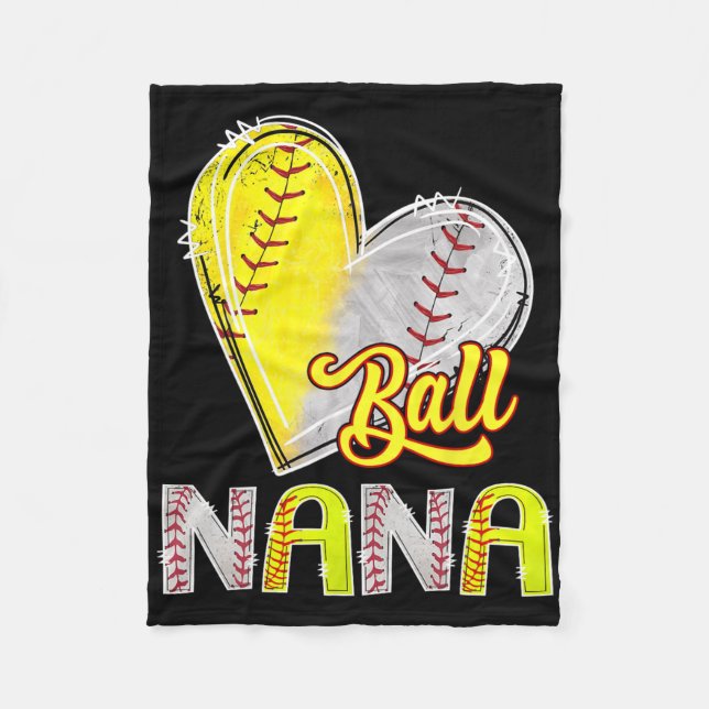 Ll Nana Heart Sell Softll Lover Nana Of Both  Fleecefilt (Framsidan)