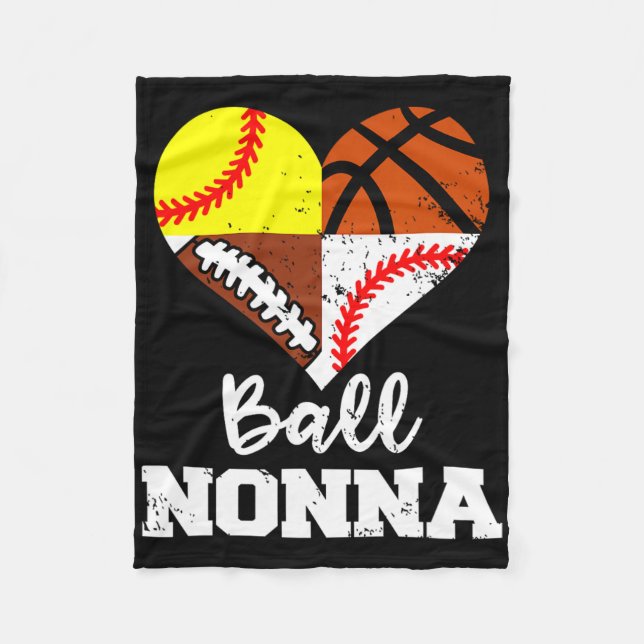 Ll Nonna Footll Sell Softll Sketll Nonna  Fleecefilt (Framsidan)