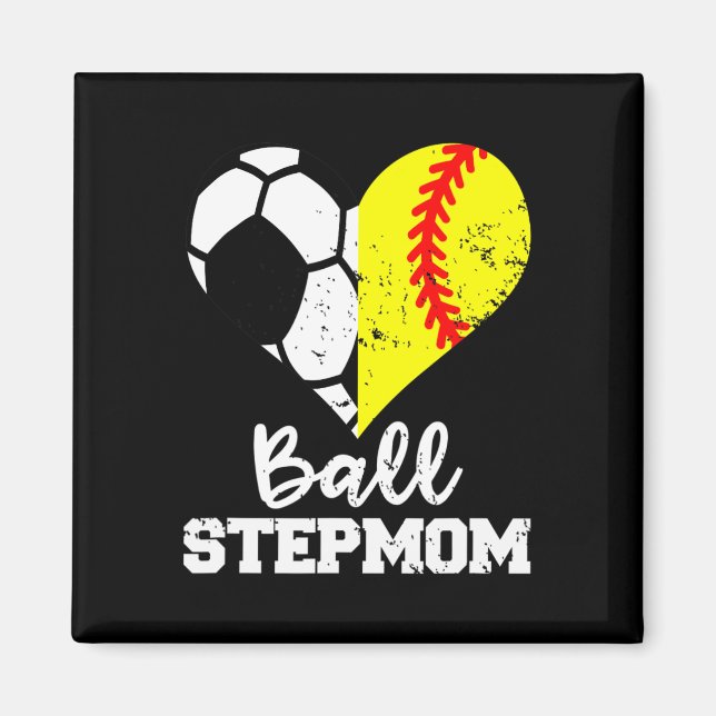 Ll Styv mamma Rollig Fotboll Mjukll Styv mamma  Magnet (Framsidan)
