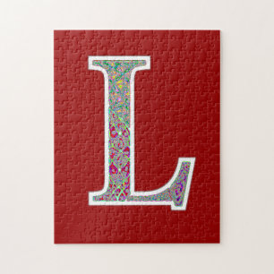 Ll upplyst Monogrampussel Pussel