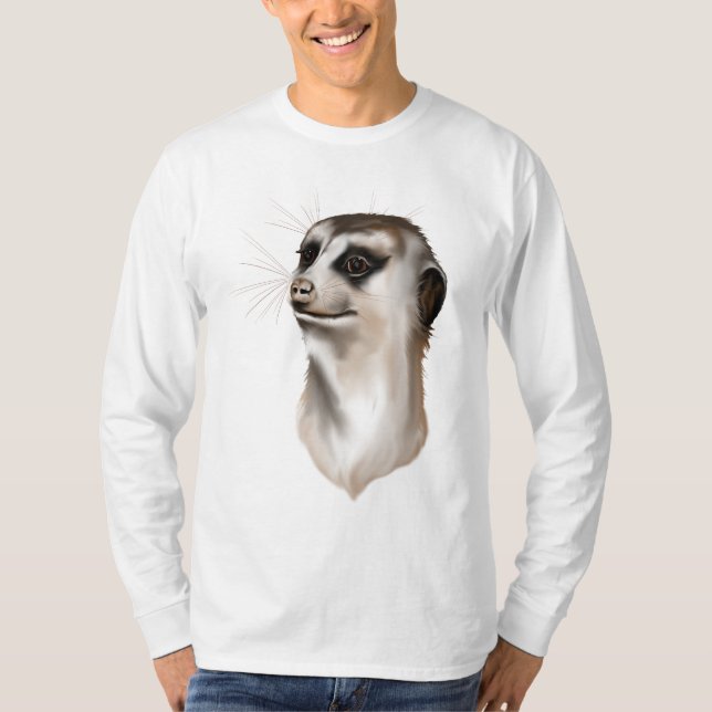 LLady Meerkat skjortor Tee Shirt (Framsida)
