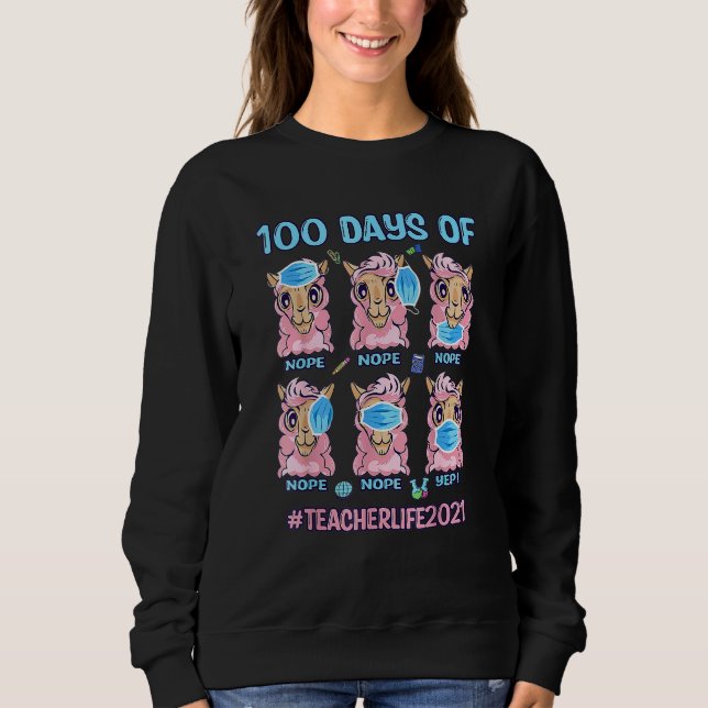 Llama, 100 dagars lektion i Mas T Shirt (Framsida)