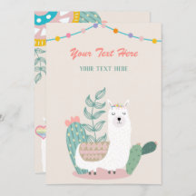 Llama Alla evenemangsinbjudan