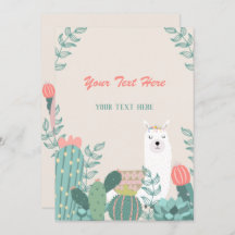 Llama Alla evenemangsinbjudan