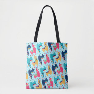 Llama Alpaca Lama Animal Mönster Tygkasse