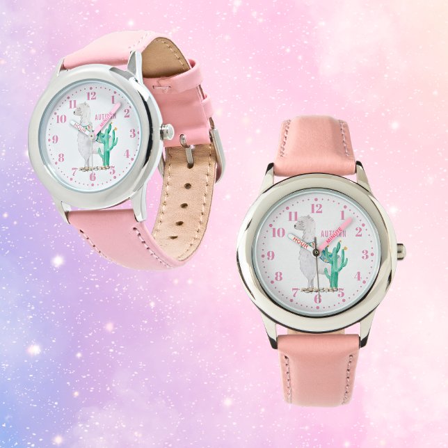Llama Alpaca Personlig Anpassningsbar Barn Watch Armbandsur (Skapare uppladdad)