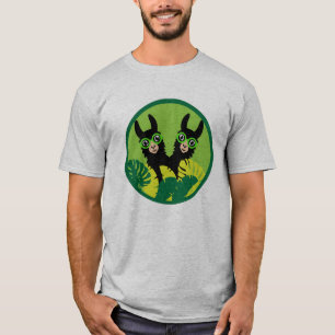 Llama Alpaca Twin Manar T Shirt