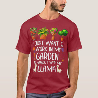Llama Älskare  för Gardener Manar T Shirt