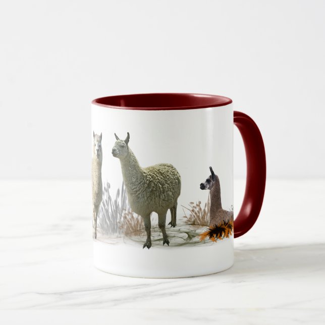 Llama äng mugg (Framsida höger)