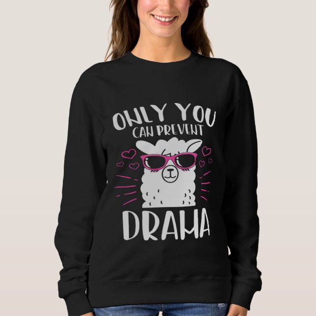 Llama Animal Alpaca Quote T Shirt (Framsida)