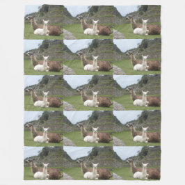 Llama Animal Anpassningsbar Destiny's Destiny Fleecefilt