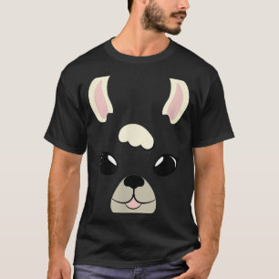 Llama Ansikte Halloween Costume Alpaca Älskare T Shirt