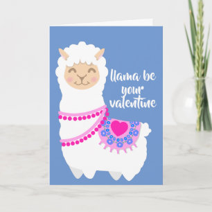 Llama är din Valentine Pun Helgkort
