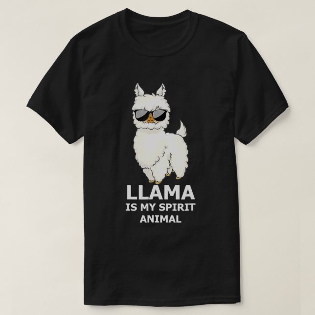 Llama är min själ. Llama T Shirt (Design framsida)