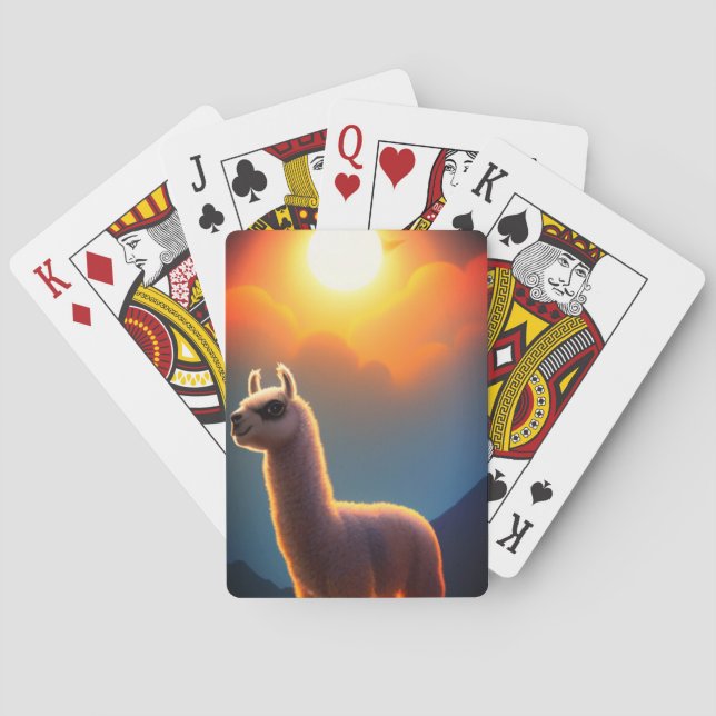 Llama Art Casinokort (Baksidan)