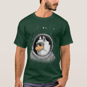 Llama Astronaut Space Astronomy Astronaut Llama T Shirt