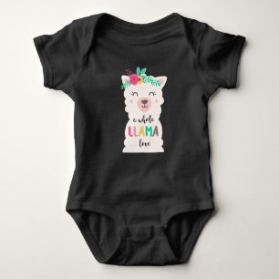 Llama baby bodykostym t shirt