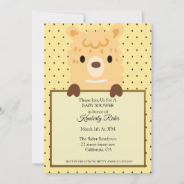 Llama Baby Shower-inbjudan Inbjudningar