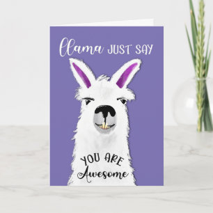 llama bara säg att du är en fantastisk pojkvän ker kort