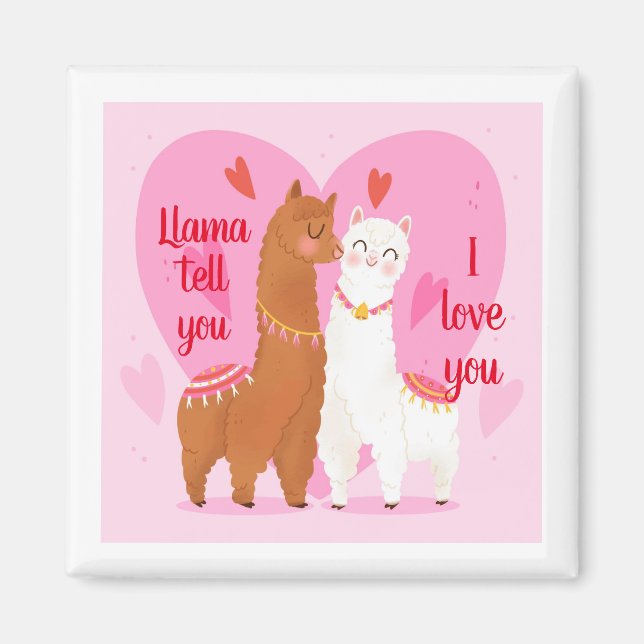 Llama Berätta Magnet (Framsidan)