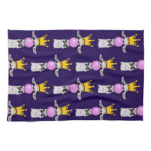 Llama Blowing a Rosa Bubble Mönster