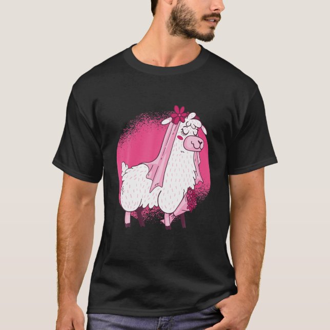 Llama Bride T Shirt (Framsida)