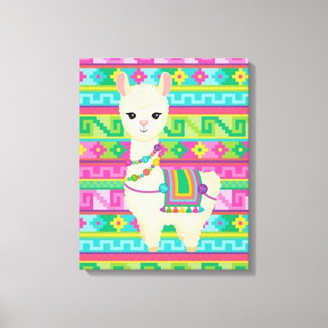 llama canvastryck (Framsida)