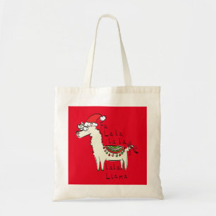Llama Cute Funny Jul Helgdag Tygkasse