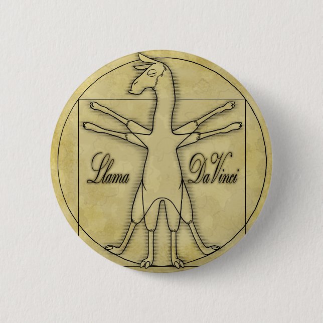 Llama Da Vinci Knapp (Framsida)