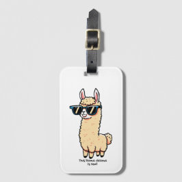 Llama Drama är ett rejält kvicksilver i solglasögo Bagagebricka