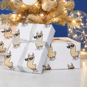 Llama Drama är ett rejält kvicksilver i solglasögo Presentpapper