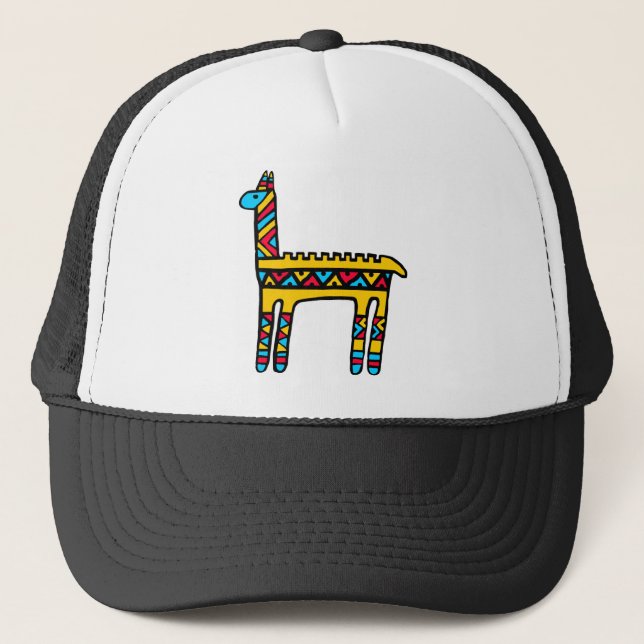 Llama-färger Truckerkeps (Framsida)