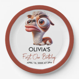 Llama Fiesta Funny Caricature 1:a födelsedagen