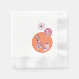 Llama-födelsedag Pappersservett