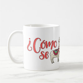 Llama för ¿ Cómo se? Kaffemugg