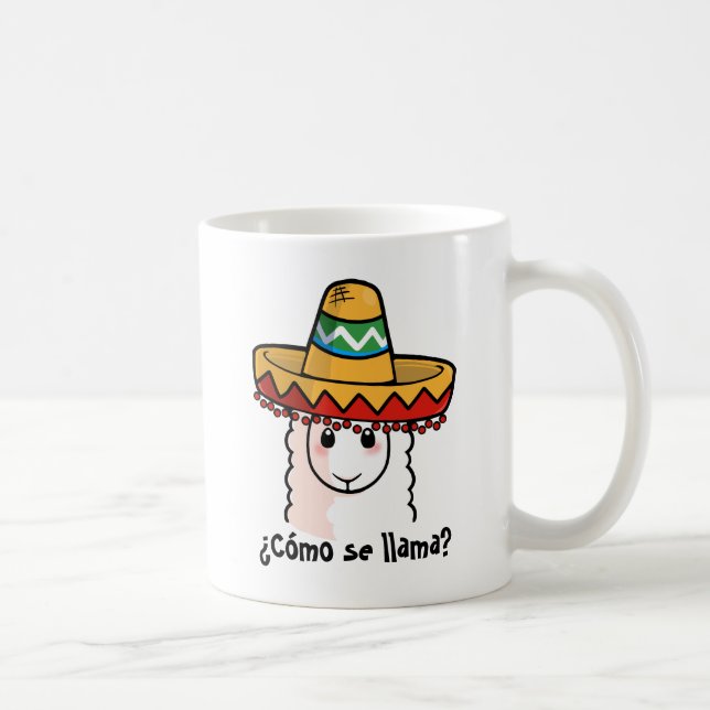 Llama för ¿ Como se? Kaffemugg (Höger)