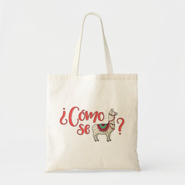 Llama för ¿ Cómo se? toto Tygkasse (Framsidan)