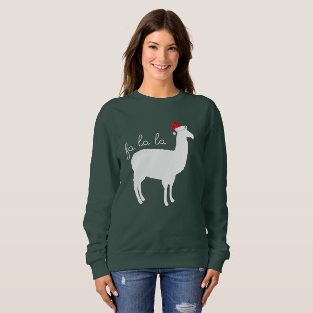 Llama för Fa-LaLa T-shirt (Hel framsida)