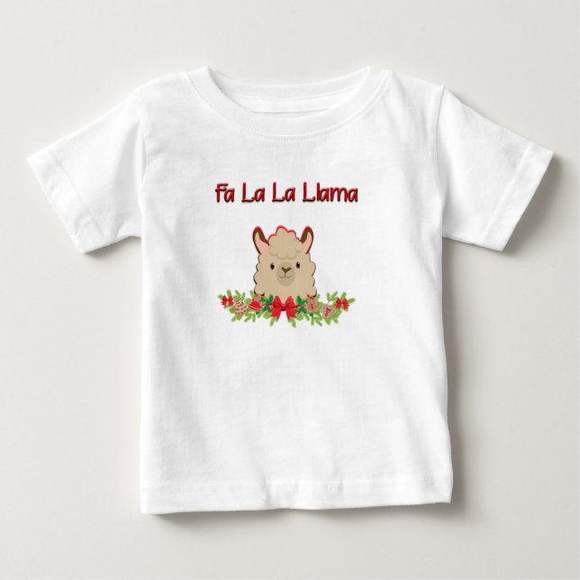 Llama för Fa-Lala Tee Shirt (Framsida)