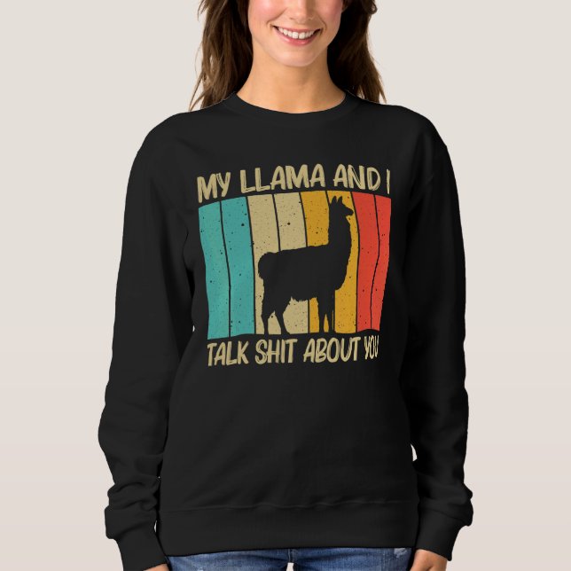 Llama For Men Women Alpaca Farming Zookeeper Peruv T Shirt (Framsida)