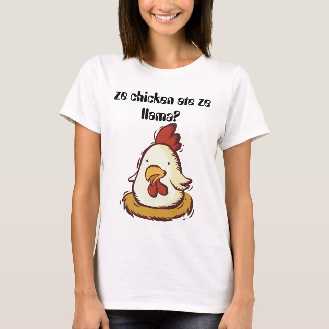 llama för ze för zehönaåt? t-shirt (Framsida)
